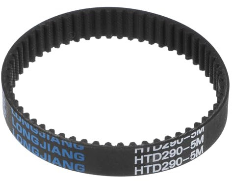 sourcing map HTD5M-290 Gummizahnriemen 58 Zähne Geschlossene Schleife Riemenscheibe Zahnriemen 15mm Breite, 290mm Umfang Synchronriemen