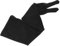 Mikikit Graphics Drawing Glove Hand Gloves for Drawing Two-finger Glove Anti-slip Design for Artists