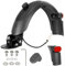 Satgoo Metall E Scooter Schutzblech Hinten für Xiaomi Pro 2, Schutzblech für 1S, E Scooter Kotflügel für M365/Pro/Essential/Mi 3, Hinterer Kotflügel für Xiaomi Scooter, Zubehör für Xiaomi