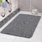 COSYLAND Duschmatte rutschfest 40 × 80cm - Duscheinlage rutschfest mit Ablauf - Weiche PVC-Luffa Antirutschmatte Badewanne - Schnell Trocknende Badematten - (Weiß + Schwarz)