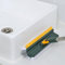 Brosse à Récurer pour Sol, Brosse à Coulis Rotative à 180°, Brosse à Poils Rigides avec Long Manche, Brosse de Nettoyage Double Face pour Nettoyer Les Coins des Murs, Sols