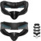 AMVR Face Cover Pad Interface faciale Compatible avec Les Accessoires Meta/Oculus Q3S, avec Remplacement de Coussin(fit Elite/Stock Head Strap)