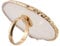Huhudyy 1 Pc Resin Stone Color Nail Art Ring Palette Finger Ring Plate Acrylic Uv Gel Polish Cream Foundation Mixing Nail Art Equipment