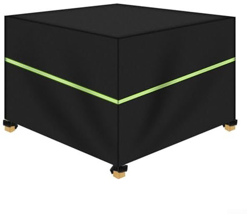 babominimer Abdeckung für Gartenmöbel, wasserdicht, Rattan, Sofa, Tisch, Stuhl, Bistro-Set, Abdeckung – 420D Oxford-Gewebe, winddicht – rechteckig rund (180 x 120 x 71 cm)