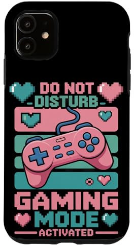 Modo de juego Activado Video Gaming Retro Gamer Carcasa para iPhone 11