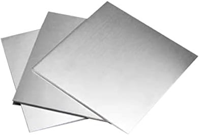 Zinkblechplatte – 3 Stück 99% reine Zn-Folie for Handwerk, Instrumententeile und industrielle Anwendungen(0.05mmx100mmx100mm)