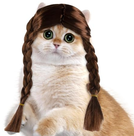 Löwenmähnen-Perücke, lustige Cosplay-Perücke für Hunde und Katzen, realistische Löwen-Perücke für Haustiere, Cosplay, Weihnachten, Partys, Festivals, lustige Haustier-Perücke für kleine, mittelgroße