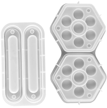 Gatuida Würfelbox Form aus Silikon mit Deckel, 2 Stück, Hochtransparent | Selbstgemacht Gießharz Projekte, Antihaftbeschichtete Oberfläche, Leichtes Entformen, Schnelle Reinigung