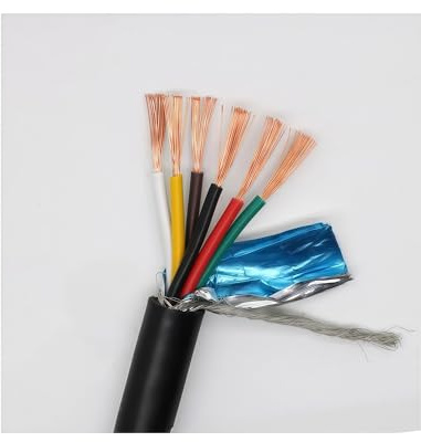 Generico Cavo Morbido schermato UL2464 Filo da 5 Metri Nucleo in Rame Puro 2-40 26 24 22 20 18awg RVVP Controllo Segnale Anti-Jamming(3 CORES_22 AWG-0.3MM)
