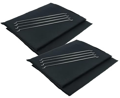 vhbw 4x Aktivkohlefilter Ersatz für Miele DKF 22-1 | 4002515445303 für Dunstabzugshaube + Befestigungsmaterial