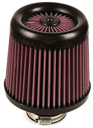 K&N Universal X-Stream Clamp-On Air Filter: High Performance, Premium, Replacement Filter: Flange Diameter: 2.5 In, Filter Height: 5.5 In, Flange Length: 2 In, Shape: Round Tapered, RX-4950