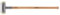 Supercraft Vorschlaghammer, mit schwingungsdämpfendem, ergonomisch geformtem und lackiertem Hickorystiel | D=80 mm / Gewicht=4410 g | 3366.081