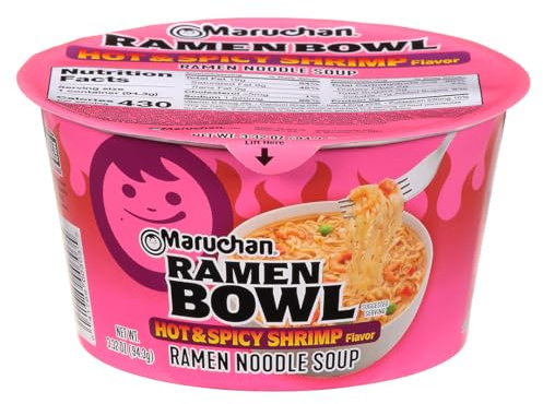 Maruchan Hot and Spicy with Shrimp Ramen Noodles 94.3 g