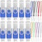 Clé USB 2.0 256 MB Lot de 10 Clefs USB - Mémoire Stick Pivotante Petite Capacité Cle USB 256Mo Lecteur Flash USB - FEBNISCTE Bleu Clef USB PenDrive avec Cordes