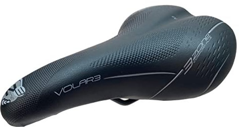Selle Bassano Sattel X33 Männer, Volare, schwarz