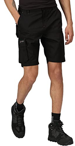 Regatta Professional Men's Heroic Cargo Shorts, Water Repellent - Perfect for Outdoors, Walking, Hiking & Climbing Black