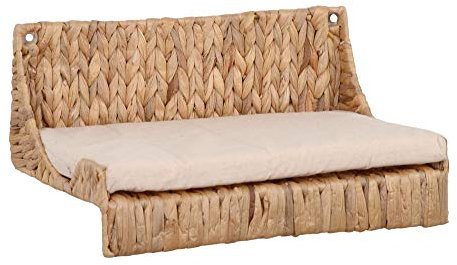 animal-design Chaise longue murale Climby pour chat - Montage mural - En jacinthe d'eau - Dimensions : 1 pièce