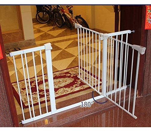 ADEIEGE Kindertreppe Sicherheitstor Auto Close Einziehbarer Hund Haustier Baby Barrier Home Doorway Raumteiler (Größe: 85cm-92cm)