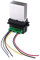 KAOLALI Gebläsemotorregler Vorwiderstand Gebläse-Widerstand der Klimaanlage mit Linie Kompatibel für Citroen Renault Megane Scenic Clio Peugeot 207 607 OEM 7701048390 7701207718 6441L2