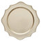 Brandani 52328 Sottopiatto Smerlato Champagne Set 4 Pezzi Diametro 33 cm Colore Champagne Materiale PP