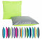 JACK 2-farbiges Wende Outdoor Lounge Kissen 45x45cm Dekokissen inkl. Füllung Wasserfest Sitzkissen Garten Stuhl Lotus Effekt, Farbe:Grau - Grün