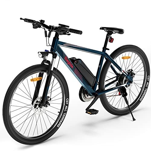 Eleglide Vélo Électrique, Vélo de Montagne électrique 27.5, 250W VTT Électrique Batterie 7,5Ah Amovible, écran LED, Dérailleurs 21 Vitesses, e-Bike Urbain pour Adulte