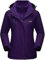TACVASEN Waterproof Jacket Womens Skiing Winter Fleece Jacket Full Zip Hoodies Warm Jacket Ladies Snow Cold Outdoor Jacket Cargo Ski Jacket Windproof Snowboard Mountain Parka Purple