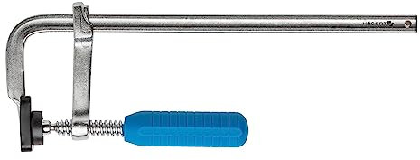 HÖGERT TECHNIK - Schraubzwingen Spannweite 500mm x 120mm F-Klemmen Edelstahl Zwinge, Spannkraft 200kg, Clamps Präzises Fixieren Von Holzwerkstücken Weldinger Spannwerkzeug