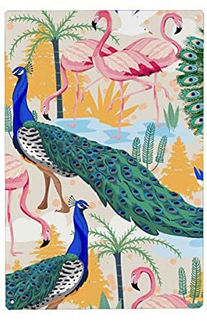 artboxONE Metall-Poster 20x30 cm Tiere Utopia von Künstler Uma Gokhale
