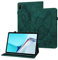 Rostsant Funda Huawei Matepad 11 Carcasa de Cuero PU Relieve de Mariposa con Soporte para Bolígrafo Funda Tableta para Huawei Matepad 11 2021 11 Pulgada - Verde Oscuro