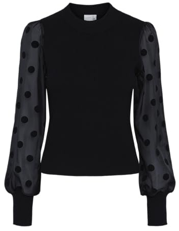 YAS YASDOTME LS Knit Pullover S. NOOS