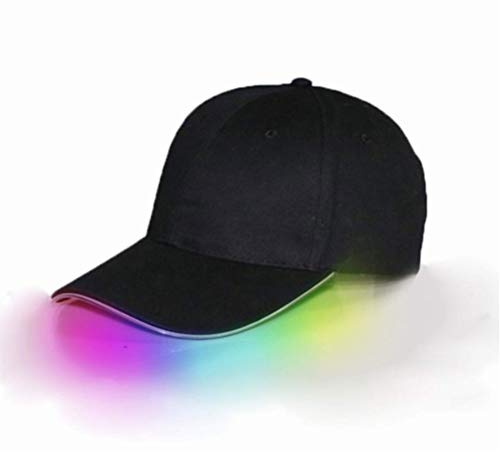 LED Leuchten Mütze 7 Bunten Flashing LED Basecap Wintermütze Christmas Hat for Party, Paraden, Festivals, Geburtstag, Fasching, Halloween