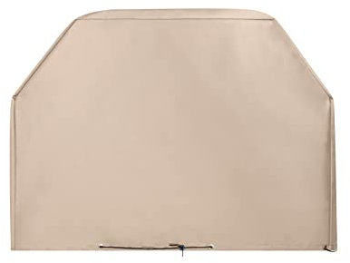 Housse De Protection pour Barbecue, Forme Trapèze, Beige, L 125 x l 75 x h 95 cm
