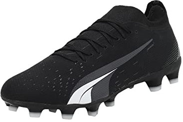 PUMA Herren Ultra Match FG/AG Fussballschuh, Black White, 41 EU