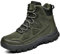 IYVW AS33 703 Robuste Einsatzstiefel für Beruf und Freizeit Wanderhalbschuhe Grün 42EU