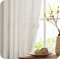 FMFUNCTEX Beige Vorhänge Leinenoptik mit Ösen Leinen Gardinen Halbtransparent Landhausstil Wohnzimmer Modern für Schlafzimmer Kinderzimmer Balkontür 2er Set, 245 x 127 cm (H x B)