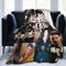 YINGD Klaus Mikaelson Decke, weich, gemütlich, Flanell, Decke für Couch, Bett, Wohnzimmer, 125 cm x 100 cm