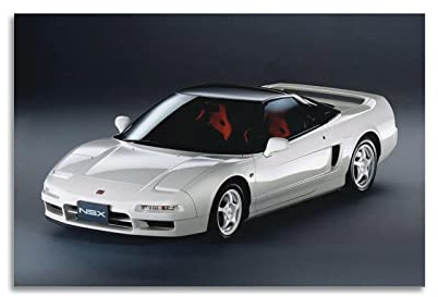 ESTE JDM Sportauto für Rennwagen Honda NSX R NA1 Supercar Poster Dekorative Malerei Leinwand Wandposter und Kunstbild Druck Moderne Familie Schlafzimmer Dekor Poster 40 x 60 cm