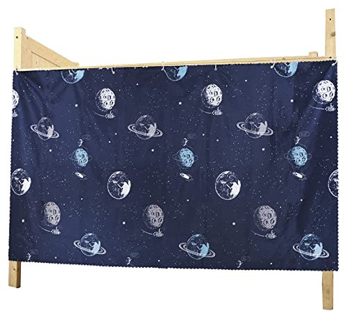 YJZQ Bettvorhang Vorhang Hochbett Schlafzelt Gardine Bettvorhang Classic Staubdicht Bett Zelt Vorhang Tuch Kinderbett Etagenbett Studentenwohnmein Kinderzimmer 2pcs 1.2m(H)