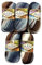 5 x 100 Gramm Ilkadim Export Burcum Batik Wolle mehrfarbig mit Farbverlauf, 500 Gramm Acryl Strickwolle bunt (braun beige grau weiß 5742)
