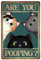 Funny Metal Signs Are You Pooping Cat Bathroom Novelty Tin Sign Toilet Rules Farmhouse Bathroom Quote For Toilet Restroom Washroom Home Decor Gifts 20x30cm