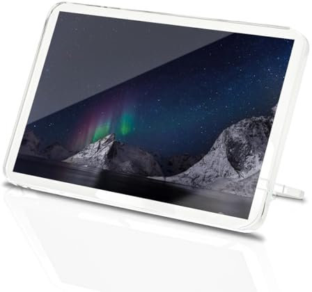 Classic Rectangle Magnet with Stand - Lofoten Islands Aurora Borealis Night Sky - Fridge Locker Office Whiteboard Toolbox #51360