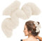 Flauschige Haarspangen | Plüsch-Haarspange in Wellenform,Haarschmuck, große Krallenklammern für dünnes/mitteldickes Haar, große Haarklammern für Frauen und Mädchen für den Alltag