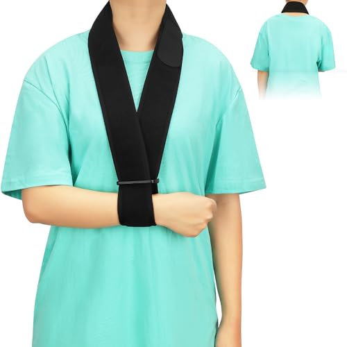 YF Cabestrillo Universal para Brazo, Correa de Soporte Ajustable para Hombro Cabestrillo Ligero para Cuello Cabestrillo Ergonómico para Manguito Rotador