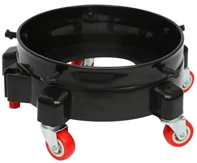 Dickly Chariot à Seau Chariot à Pots de Fleurs Supports pour Seau Support à Roulettes pour Pots Chariot pour Plantes Roule Seau Support Outils de Transport pour Ménage Jardin