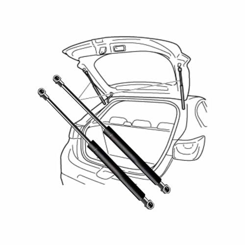 CutuLi 2 Stück Kofferraum Stoßdämpfer Gasfeder für Re-Nault Megane Ⅲ GrandTour 2009-2014, Hinten Kofferraum Dämpfer Heckklappendämpfer Hubstützen Zubehör