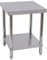 BJTDLLX Arbeitstisch Küchentisch Edelstahltisch Arbeitstisch Zubereitungstisch Outdoor Edelstahl Zerlegetisch Arbeitsplatte mit Unterregal für Küche, Bar, Restaurant, Belastbarkeit 400kg (60x60x80cm)