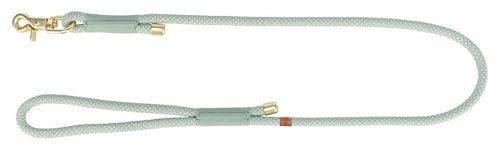 TRIXIE Soft Rope Hundeleine, XS-S 1,2 m/6 mm, Salbei - robuste Lange Hundeleine aus Tau mit Trigger Snap Hook, für kleine Hunde, weiches & rundes Material mit Handschlaufe - 1985116