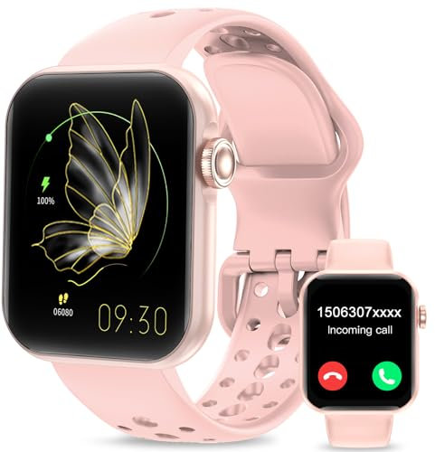 niolina Montre Connectée Homme Femme, 1.83 HD Smartwatch avec Appel Bluetooth, Montre Connectee 110+ Mode Sport Moniteur Sommeil Fréquence Cardiaque Etanche IP67 Montre Intelligente pour iOS Android