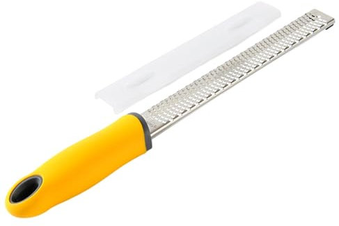 Grattugia Zester con manico, Grattugie in acciaio inox - Grattugia per scorza di limone con pennello | Grattugie per cucina, Grattugia per scorza di limone, Grattugia per formaggio manuale, Ac